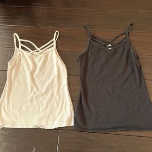 JUSTICE Reversible Cross-Neck Tank Tops